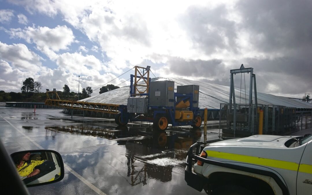 Upgrading conveyor loading systems for faster grain processing