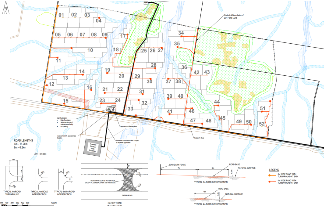 Designing 210MW solar farm on complex terrain
